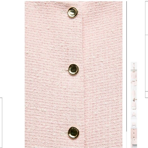 ZARA TEXTURED ROUND COLLAR BLAZER Size S NEW WITH TAG! - Picture 12 of 14